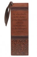 He Who Dwells LuxLeather Book Mark