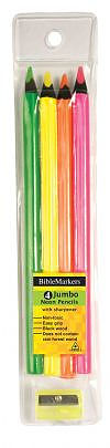 Neon Bible Marker Pencils With Sharpener