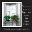 When One Door of Happiness Closes Magnetic Picture Frame