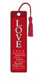 Bookmarks with Tassels - Love
