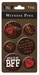 BFF Witness Pins - Set of 6