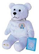 Baptism Purity Holy Bear - White