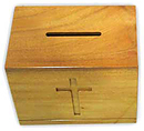 Lockable Offering Box (Natural)