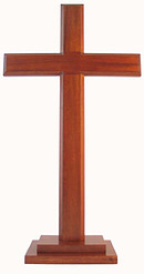 Plain Standing Cross With Stepped Base 24
