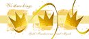 Golden Crowns Card - Pack of 5