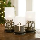 Hurricane Candle Holder Set - Includes Six Sleeves