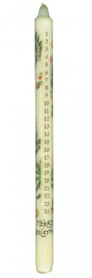 Christmas Advent Candle - Single