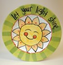 Let Your Light Shine Dinner Plate