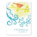 Thank You - I Thank God  - 10 Premium Note Cards