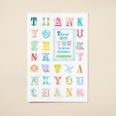 Thank You - With Appreciation For You - 6 Premium Magnet Cards