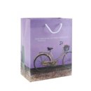 Purple Bicycle - Medium Giftbag
