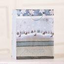 Snowy Landscape Large Christmas Gift Bag