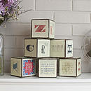 Redeemed - Inspirational Wooden Blocks, Set of 6