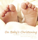 On Baby's Christening - Single Card