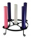 Purple Advent Candle and Frame Set