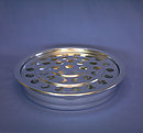 Silvertone 40 Hole Communion Tray
