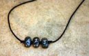 A2J NECKLACE BLK Pack of 3