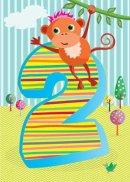 2nd Birthday Card - Single
