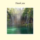 Waterfall: Thank You Card - Single