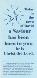 Saviour has been born to you (Christmas)