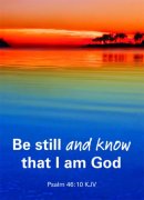 Slight Seconds Square Block: Be Still