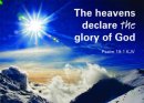 Slight Seconds Square Block: The Heavens Declare...