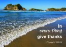 Slight Seconds Square Block: In Everything Give Thanks