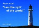Slight Seconds Square Block: I Am The Light...