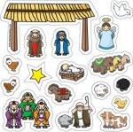 Child Is Born Magnet Set