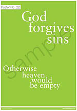 God forgives sins Poster
