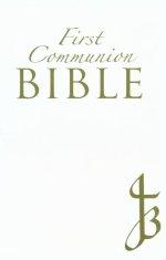 NJB First Communion Bible: White, Bonded Leather