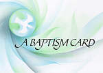 Baptism Card - Pack of 20