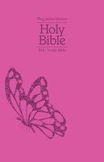KJV Kids' Study Bible: Fluttering Fuschia, Imitation Leather