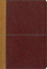 KJV/Amplified Large Print Parallel Bible: Camel/Rich Red: Italian Duo-Tone�, 