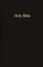 KJV Pew Bible: Black, Hardback, Large Print
