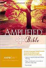 Amplified Bible: Black, Bonded Leather