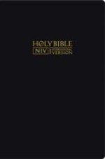 NIV Bible: Black, Bonded Leather, Large Print, British Text
