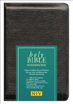 NIV Popular Bible: Black, Bonded Leather with zip (British Text)
