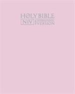 NIV Christening Gift Bible: Pink, Hardback (British Text)