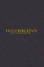 NIV Pocket Bible: Black, Bonded Leather, Zip, British Text