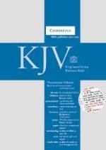 KJV Presentation Reference Bible: Black, French Morocco Leather, Large Print, Thumb Index