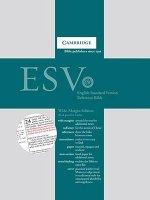 ESV Wide Margin Reference Bible: Black, Goatskin Leather