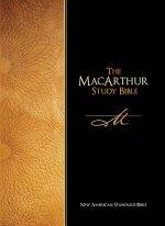 NASB MacArthur Study Bible: Black,  Genuine Leather