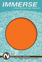NCV Immerse New Testament, Orange, Waterproof