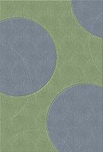 NKJV Giant Print Reference Bible: Moss and Aqua, LeatherSoft, Personal Size, Thumb Index