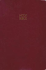 KJV Giant Print Bible: Burgundy, Leatherflex