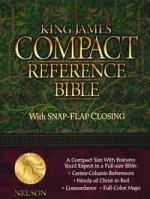 KJV Compact Bible: Black, Bonded Leather, Snap-Flap Closing