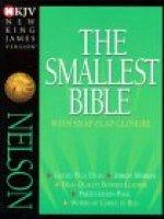 NKJV Smallest Bible: Burgundy, Bonded Leather, Snap Flap Closure