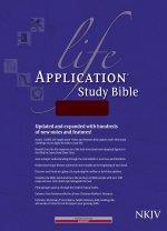 NKJV Life Application Study Bible: Burgundy, Bonded Leather, Thumb Index