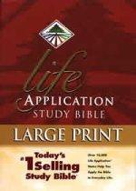NIV Life Application Study Bible: Hardback,  Large Print